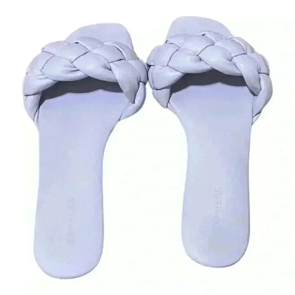 Women’s Express Braided One Band Sandals - Picture 5 of 8